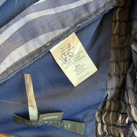 Stella Jamie gray stripe top - Picture 13 of 14